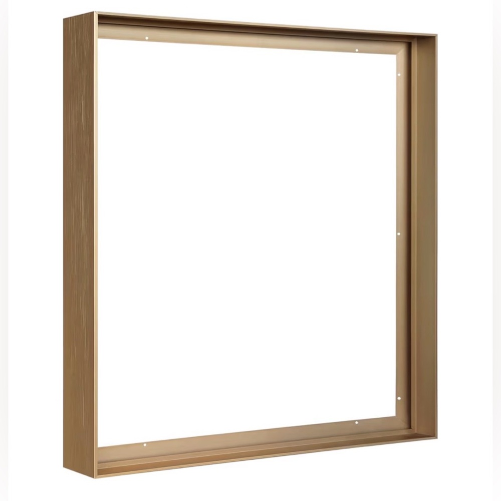 FOLKOR Canvas Floater Frame for 20x20 DIY Metal BRONZE
